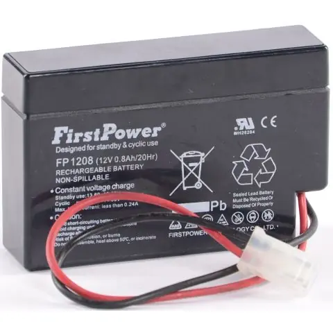 First Power FP1208 Batteri Rea